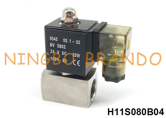 160 bar 1/2'' High Pressure Solenoid Valve 220V 110V 24V 12V 16 MPa