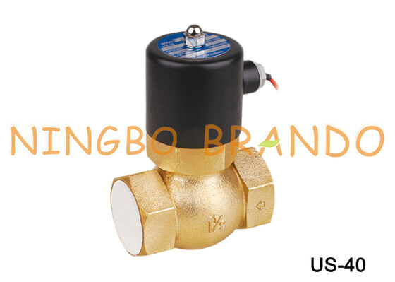 UNI-D Type Solenoid Valve US-40 2L-40 1-1/2'' Steam Brass Solenoid Valve 24V 220V