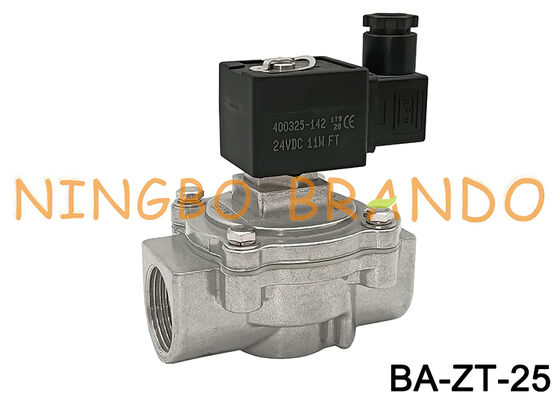 Düz Geçişli Darbe Jet Valfı 1 İnç DC24V AC110V AC220V