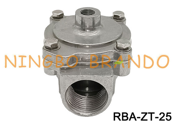 1 Inch Straight Through Pulse Jet Diaphragm Valve Remote Pilot Type