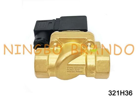 321H36 Parker Tip H Serisi Solenoid Valf 1,5 - 50 Bar Pirinç Yüksek Basınç Valfı