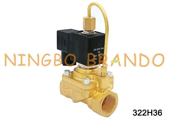 PARKER Tip 322H36 DC24V Normalde Açık Solenoid Valf 3/4 İnç AC220V