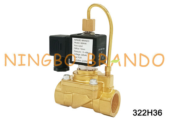 PARKER Tip 322H36 DC24V Normalde Açık Solenoid Valf 3/4 İnç AC220V