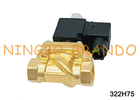 Normalde Açık Solenoid Valf 322H75 G1/2'' 40 bar DC24V AC220V