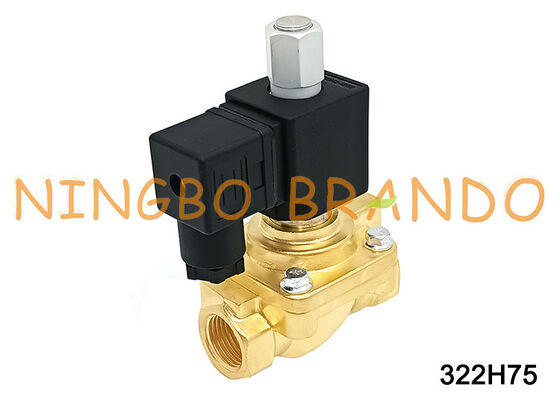Normalde Açık Solenoid Valf 322H75 G1/2'' 40 bar DC24V AC220V