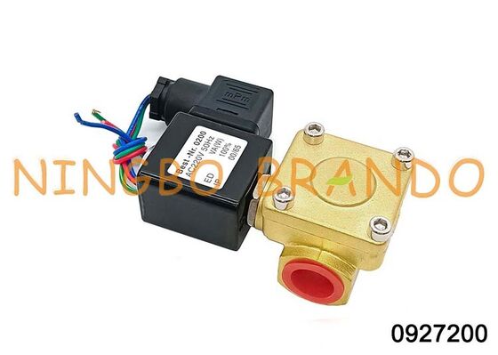 0927 Serisi Solenoid Valf 0927200 1/2' Bakır Normalde Kapalı Valf