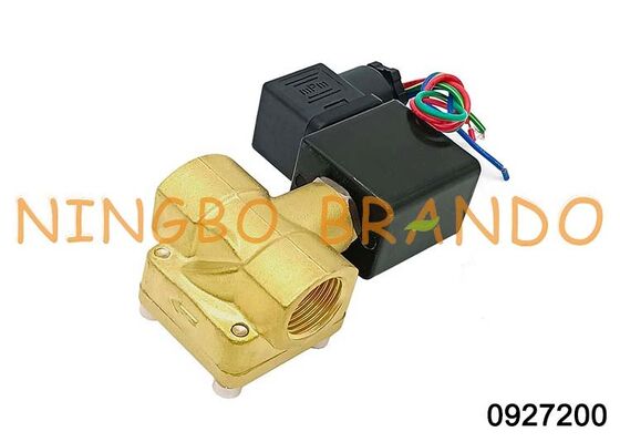 0927 Serisi Solenoid Valf 0927200 1/2' Bakır Normalde Kapalı Valf