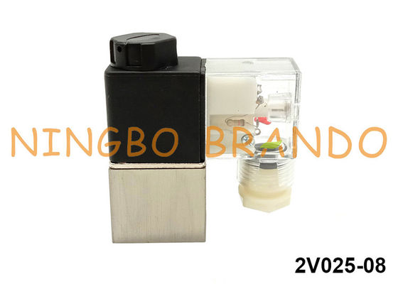 2V025-08 Airtac Tip Pnömatik Solenoid Valf 1/4 '' NPT 12VDC 24VDC