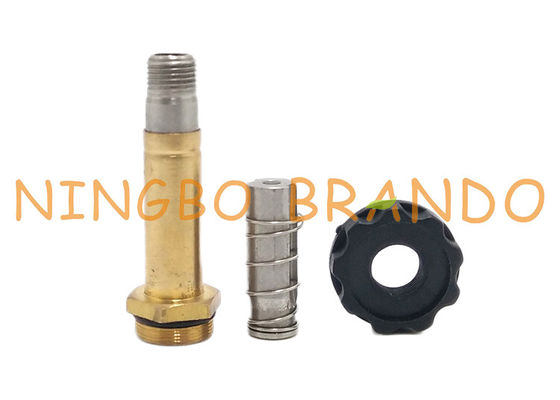 S9 M12 İplik Pirinç Çekirdek Tüp Pnömatik Solenoid Valf Armatürü