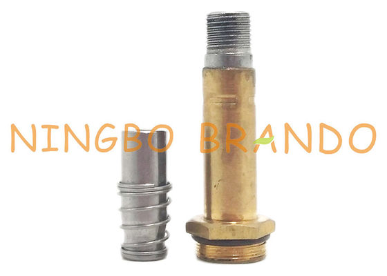 3/2 Yollu NC Pirinç Pistonlu Boru Pnömatik Solenoid Valf Armatürü