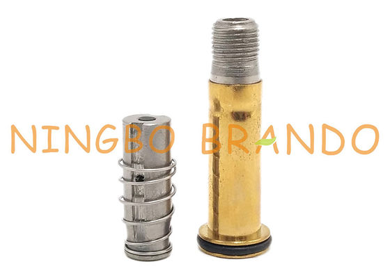 S9 Pirinç Boru 4V410-15 Pnömatik Solenoid Valf Armatürü Montajı