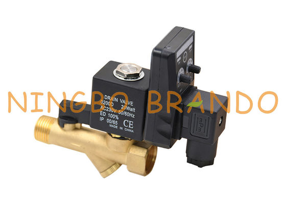 COMBO Jorc Tipi Hava Kompresörü Otomatik Tahliye Vanası 1/2 '' 220V