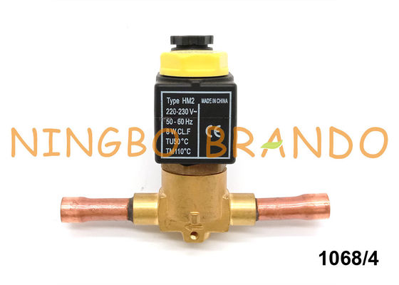 Castel Type 1068/4 1/2 &amp; quot; Lehim Solenoid Valf Soğutma 220VAC