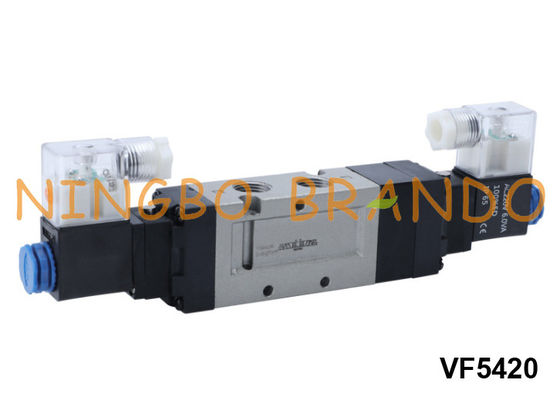 VF5420 SMC Tipi 5/3 Yollu Pnömatik Kontrol Solenoid Valfı 24V 220V