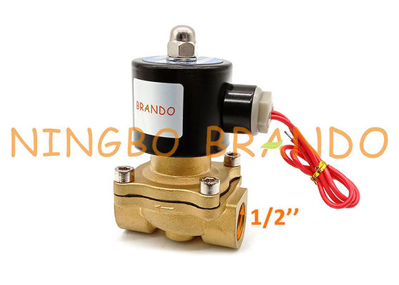 UW-15 2W160-15 1/2 İnç NC Yarı Diyaframlı Pirinç Solenoid Valf