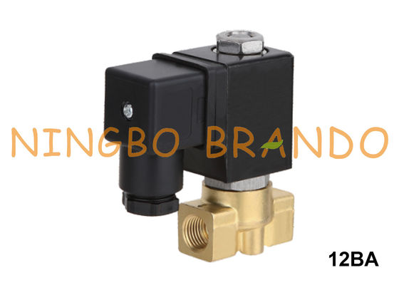 1/8'' 1/4'' 3/8'' Su Hava Kilitlemeli Pirinç Solenoid Valf 6V 12V 24V DC
