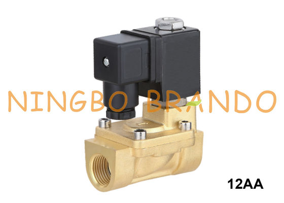 1'' 1 1/4'' 1 1/2'' 2'' Sulu Hava Kilitlemeli Pirinç Solenoid Valf 6VDC 12VDC 24VDC