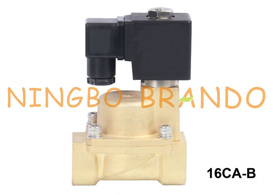 Buhar ve Sıcak Su Pirinç Solenoid Valf 3/8 1/2 3/4 1 Inch 24V 220V
