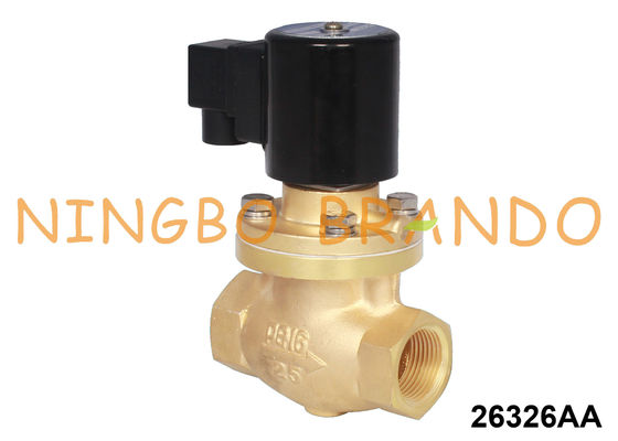 Pirinç Buhar Ve Sıcak Su Solenoid Valfı 3/8'' 1/2'' 3/4'' 1'' 24V 220V