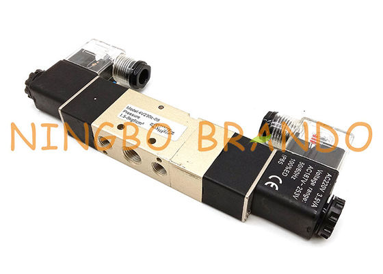 Airtac Tip 4V230C-08 1/4'' 5/3 Yollu Kapalı Merkez Pnömatik Valf