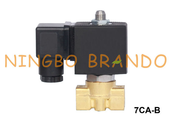 3 Yollu Sulu Hava Pirinç Solenoid Valf 1/8'' 1/4'' 12VDC 24VDC 110VAC 220VAC