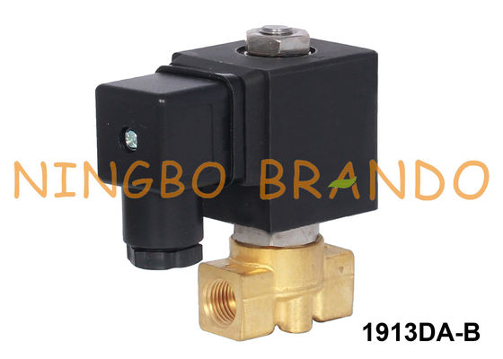 1/8 İnç Doğrudan Etkili Su Pirinç Solenoid Valf İki Yönlü Normalde Kapalı
