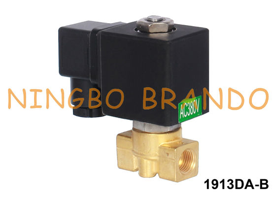 1/4 İnç Doğrudan Kumandalı Su Pirinç Solenoid Valf 2 Yollu Normal Kapatma