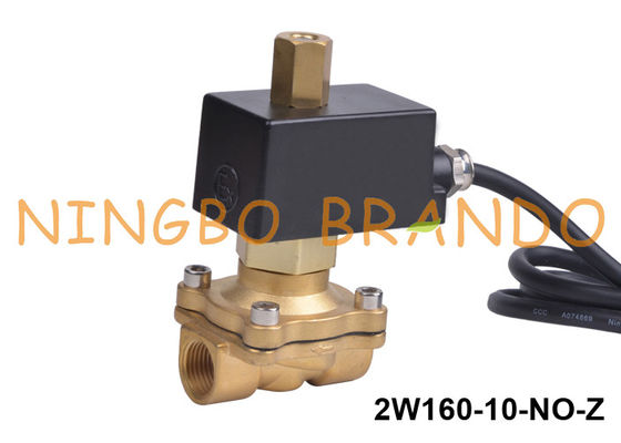 3/8'' Ex-Proof Su Pirinç Solenoid Valf 2 Yollu Normalde Açık 24V 220V