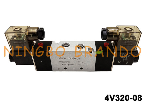4V320-08 Airtac Tipi Pnömatik Hava Kontrol Vanası 4V320-1/4 24V 220V