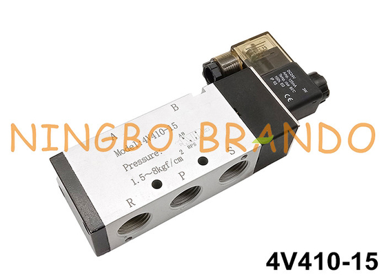 Dahili Pilotlu Etkili Pnömatik Solenoid Hava Valfi 1/2'' 4V410-15