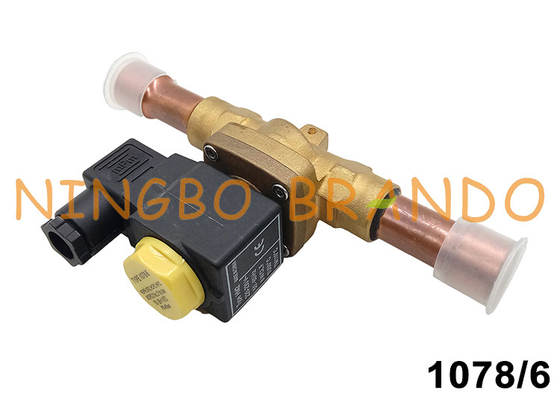 1078/6 3/4'' Kaynaklı Soğutma Solenoid Valfı Castel Tip