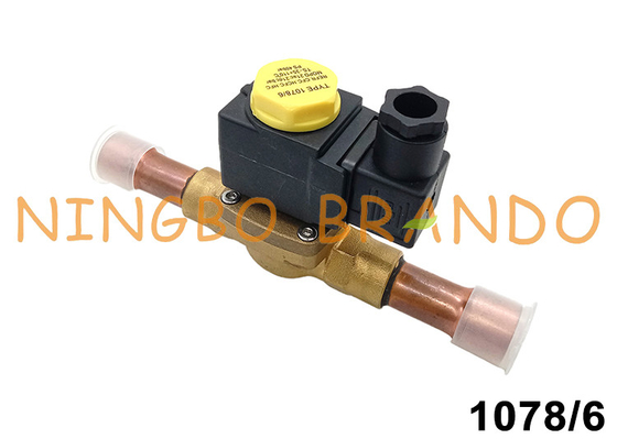 1078/6 3/4'' Kaynaklı Soğutma Solenoid Valfı Castel Tip