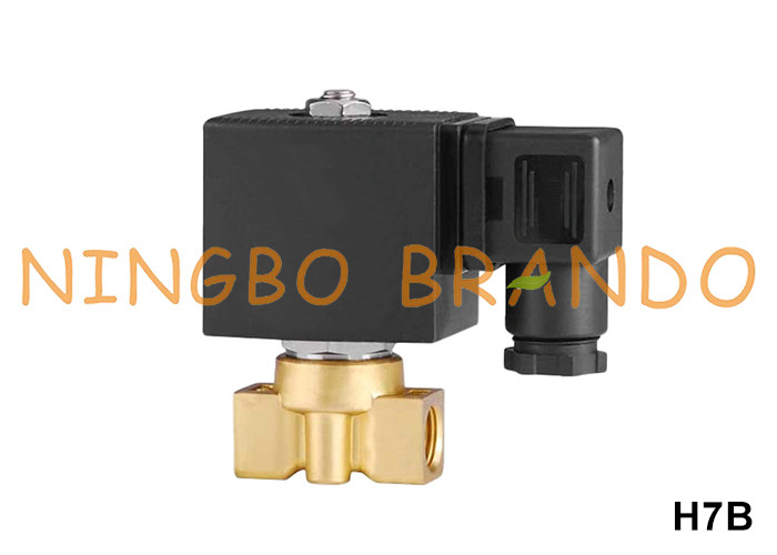 170 bar Su Hava Gaz Bakır Yüksek Basınçlı Solenoid Valf 1/8'' 1/4' 3/8' 220V 24V