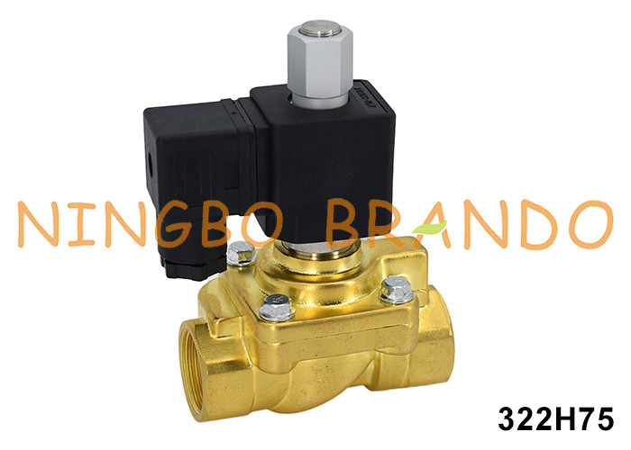 322H75 1/2'' 40 bar Parker Tipi Normal Açık Solenoid Valf 24V 110V 220V
