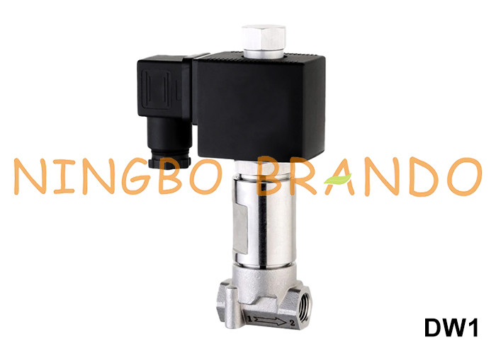 -196°C Sıvı Azot için Çok Düşük Sıcaklıklı Kriyojenik Solenoid Valf 1/8'' 1/4'