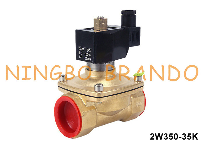 1-1/4'' İki Yolu Normalde Açık Bakır Su Solenoid Valfi 220V 110V 24V 12V