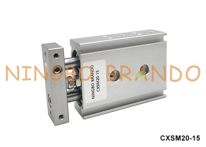 CXSM20-15 SMC Tipi Çift Çubuklu Pnömatik Hava Silinderi 20mm Bor 15mm Vuruş