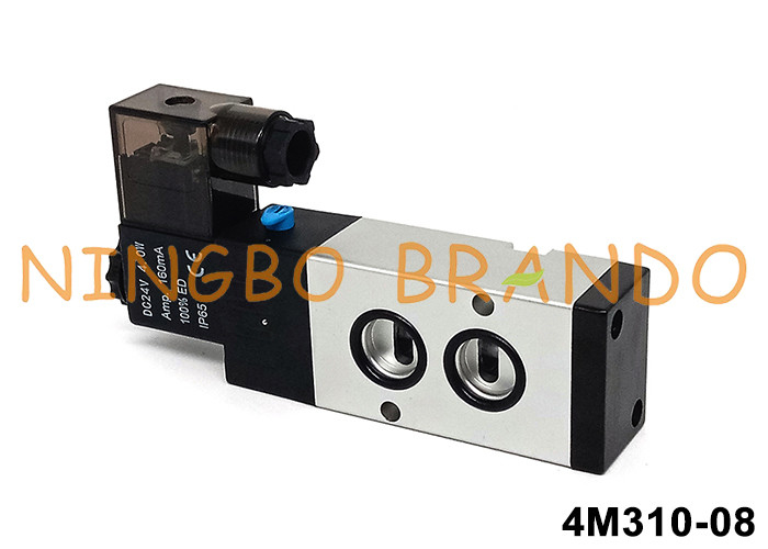 Airtac Tip 4M310-08 Namur Pilot Solenoid Valf 5/2 Yol 24V 220V