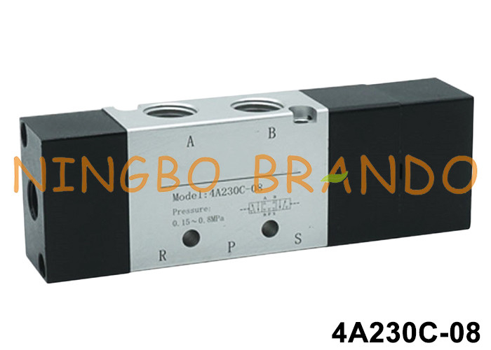 4A230C-08 Airtac Tip 1/4' 'Air Pilot Valve 5 Port 3 Pozisyonu