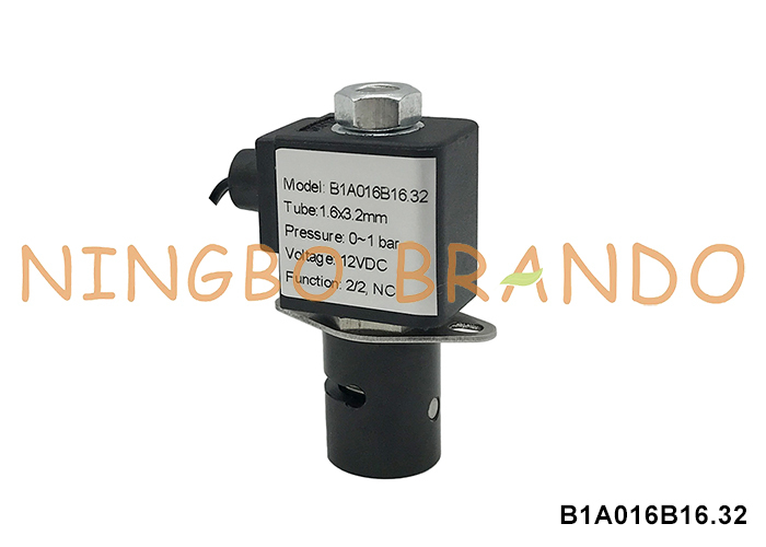 Normalde Kapalı Solenoid Sıkıştırma Vana Kelepçesi 3.2mm Tüp 220V 110V 24V 12V