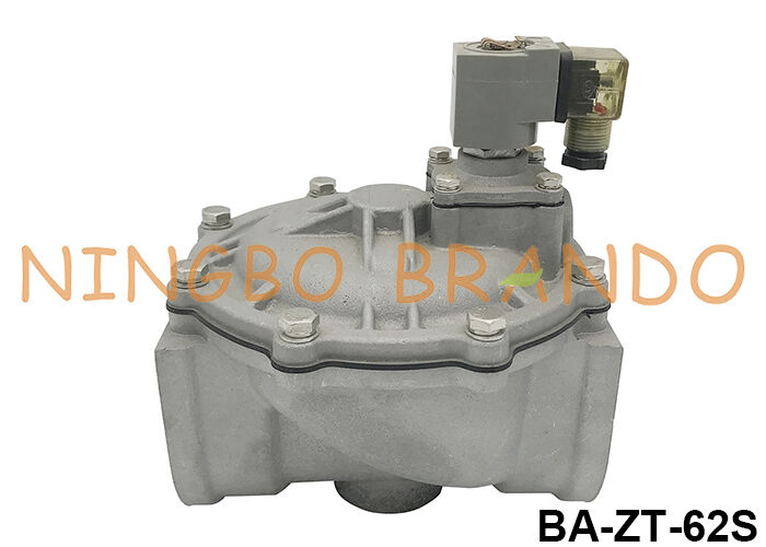 Toz toplayıcısı için 2-1/2 'Düz Atışlı Jet Valf 24VDC 110VAC 220VAC