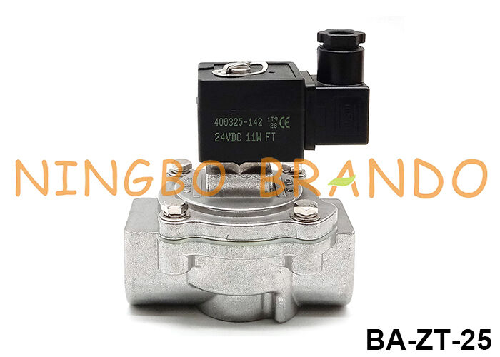 Toz Toplama Makinesi İçin 1'' Düz Geçişli Darbeli Jet Valf 24V 110V 220V