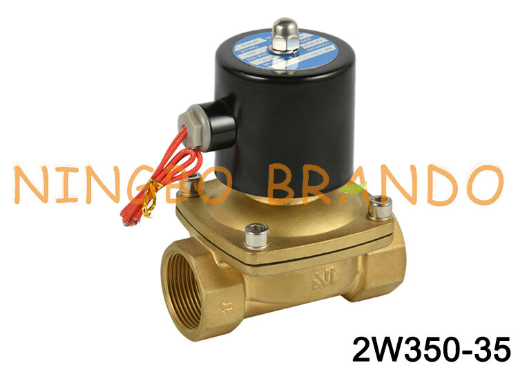 2W350-35 1 1/4 Inch Su Solenoid Valfları 2 Way Normalde Kapalı