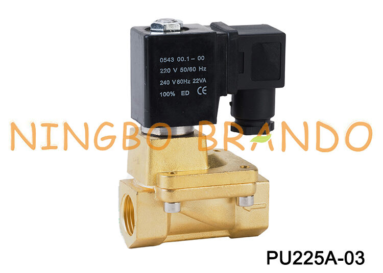 Shako Tip PU225A-03 2/2 Normalde Kapalı Solenoid Valf PU225A AC220V