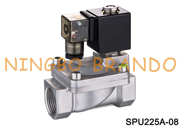 1 İnç Paslanmaz Çelik Solenoid Valf Shako Tipi SPU225A-08