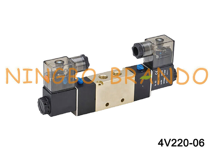 AIRTAC Tipi Solenoid Valfler Hava Valfleri 4V220-06 AC220V 110V DC12V 24V