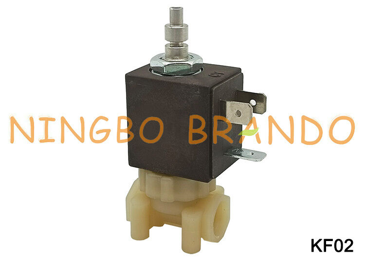 1/8'' 3 Way NC Food Grade Safe Coffee Espresso Maker Plastic Solenoid Valve KF02