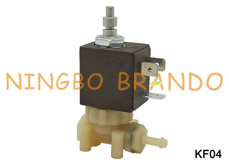 1/8 '' 2 Yollu Normalde Açık Gıda Sınıfı Güvenli PA66 Plastik Solenoid Valf AC110V KF04