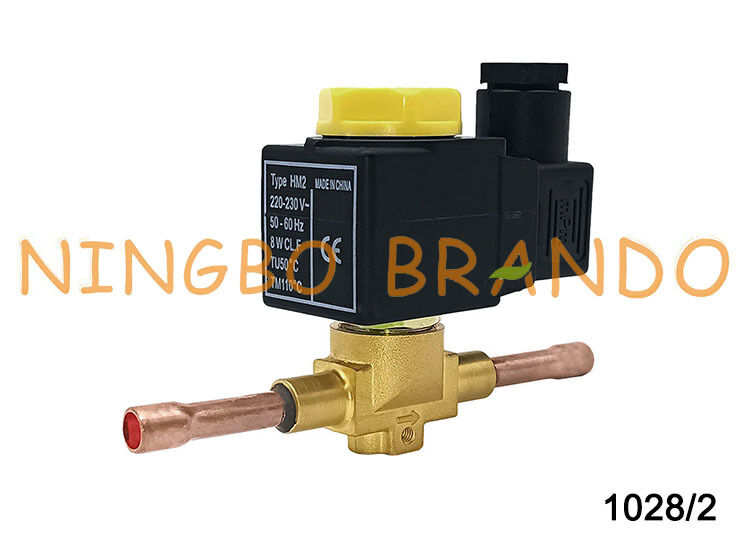 Klima Dondurucu ODS için Castel Tip 1028/2 Soğutma Solenoid Valfı