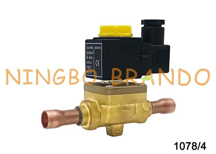 Castel Tip Solenoid Valf 1/2'' Lehim 1078/4 1078/4A6 1078/4A7 24V 110V 220V